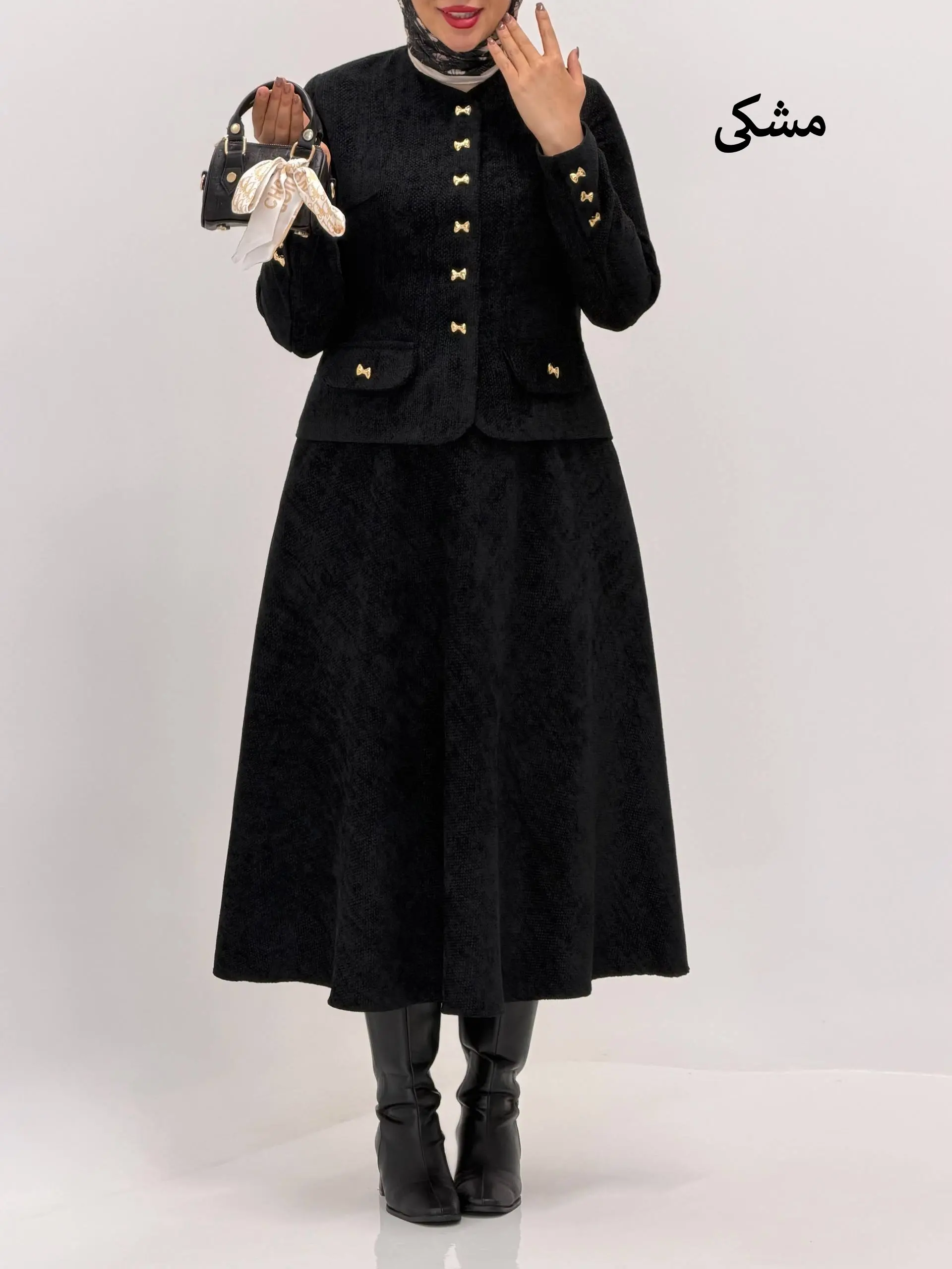 3880-کت و دامن وارداتی نارون